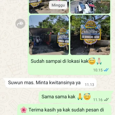 Pengiriman Papan Bunga Duka Tambun Utara