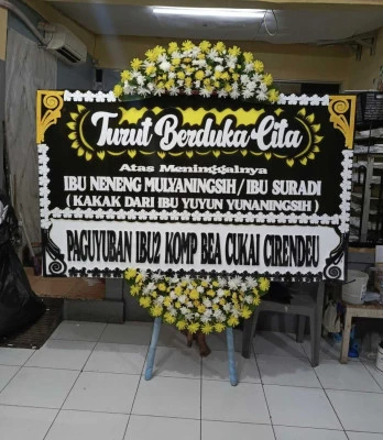 Papan Bunga di Tambun Utara